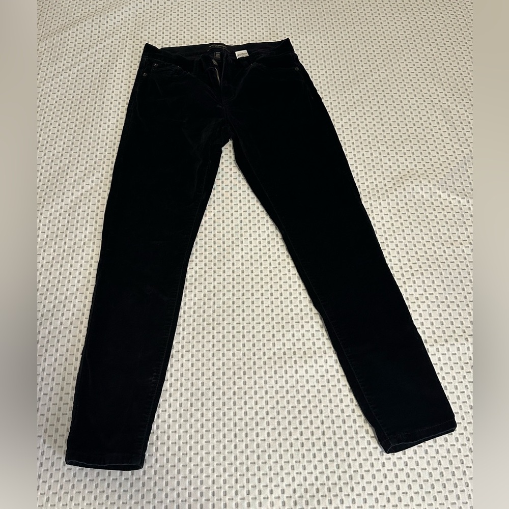Banana Republic Skinny Fit Black Corduroy